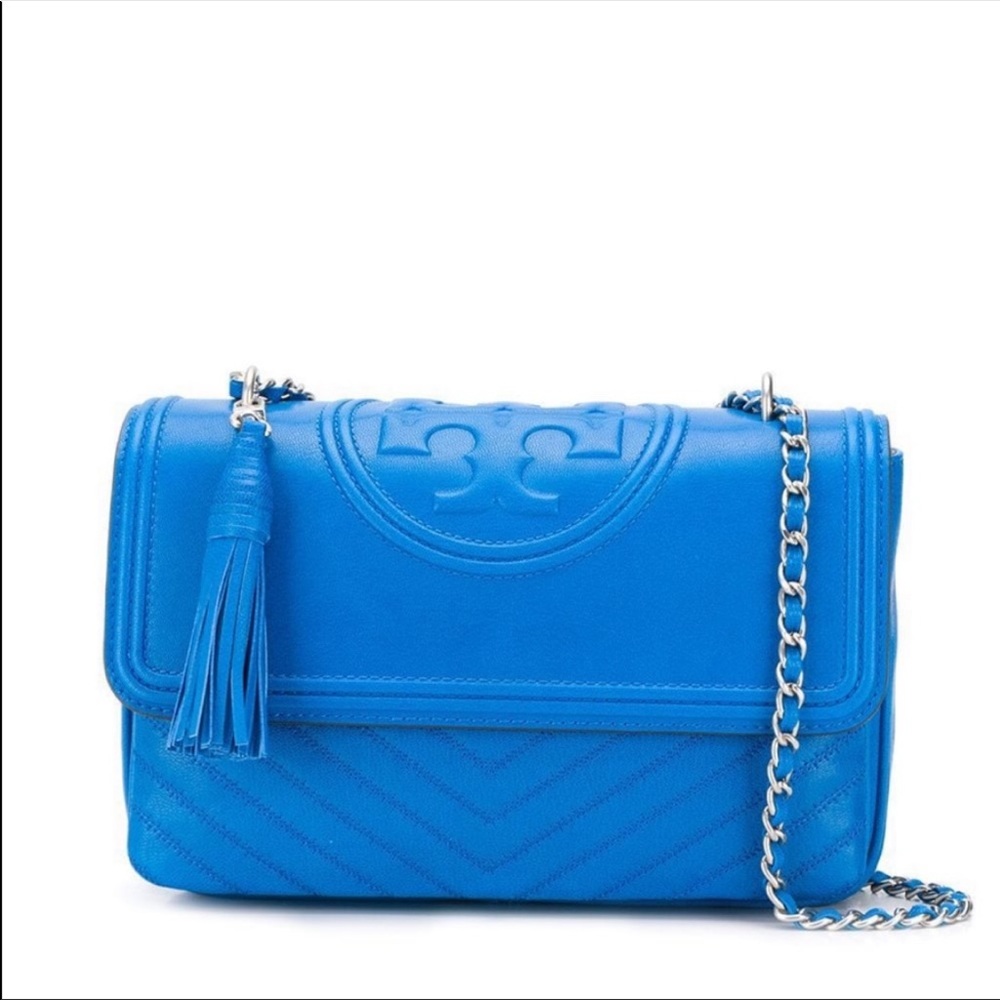 NEW Tory Burch, Fleming Large, Tropical Blue